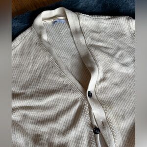 ZARA Cream Cardigan Sweater